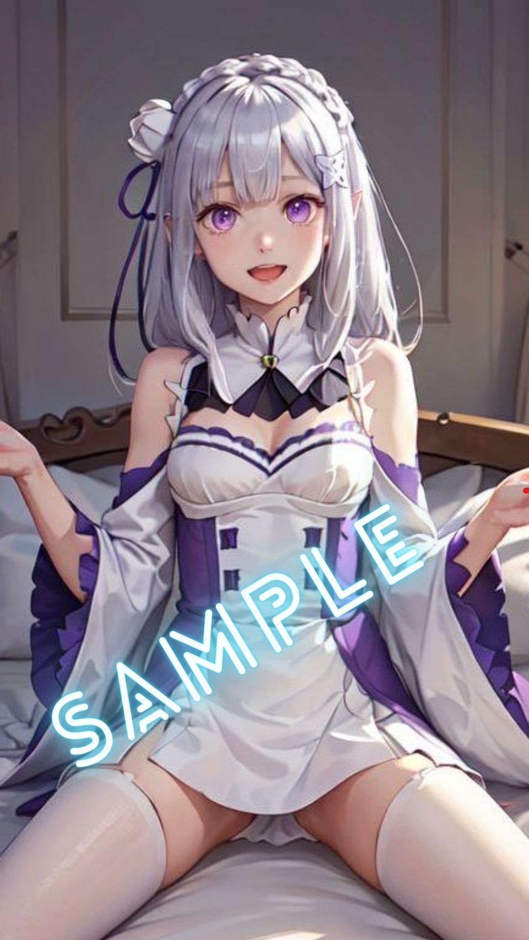 サンプル画像1:エミリアたん風 画像集？(パンティー旅情) [d_354252]