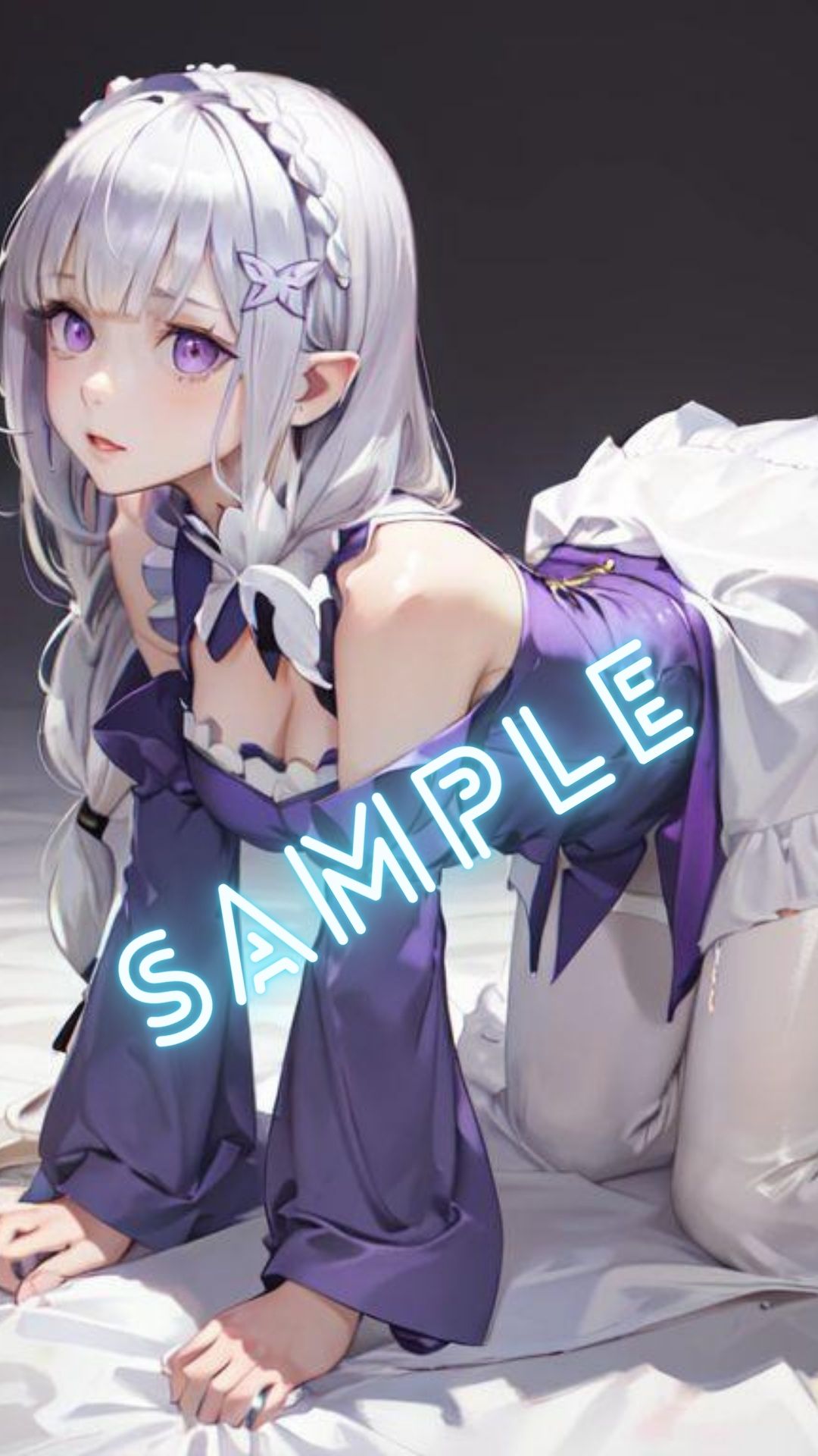 サンプル画像2:エミリアたん風 画像集？(パンティー旅情) [d_354252]