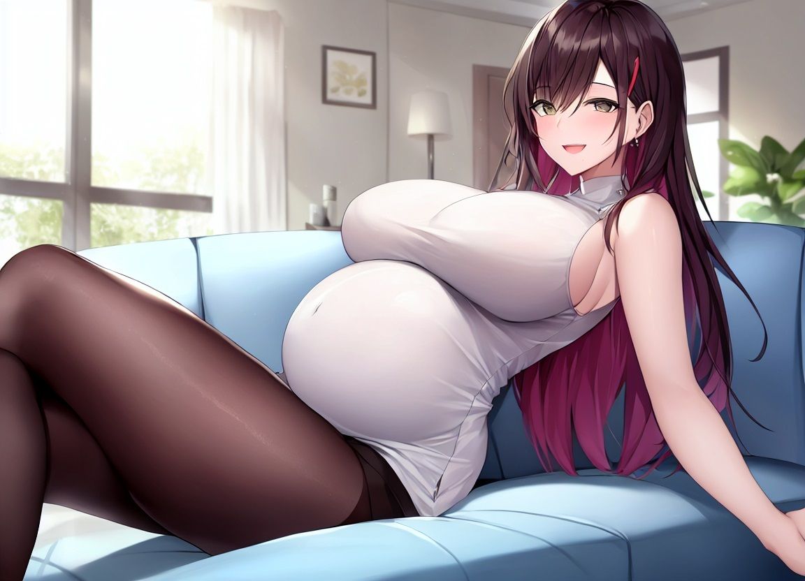 サンプル画像3:妊婦さんAI画像集(精神凌●) [d_354333]