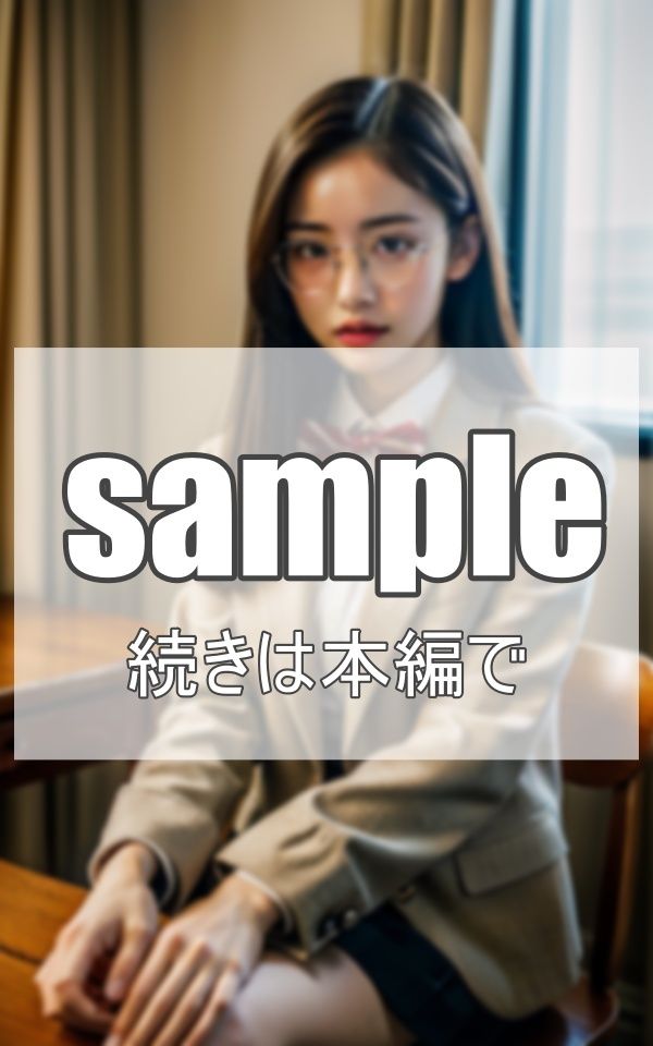 サンプル画像1:メガネ制服美少女の 放課後の誘惑(愛撫センサー) [d_354354]