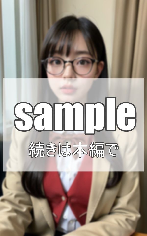 サンプル画像2:メガネ制服美少女の 放課後の誘惑(愛撫センサー) [d_354354]