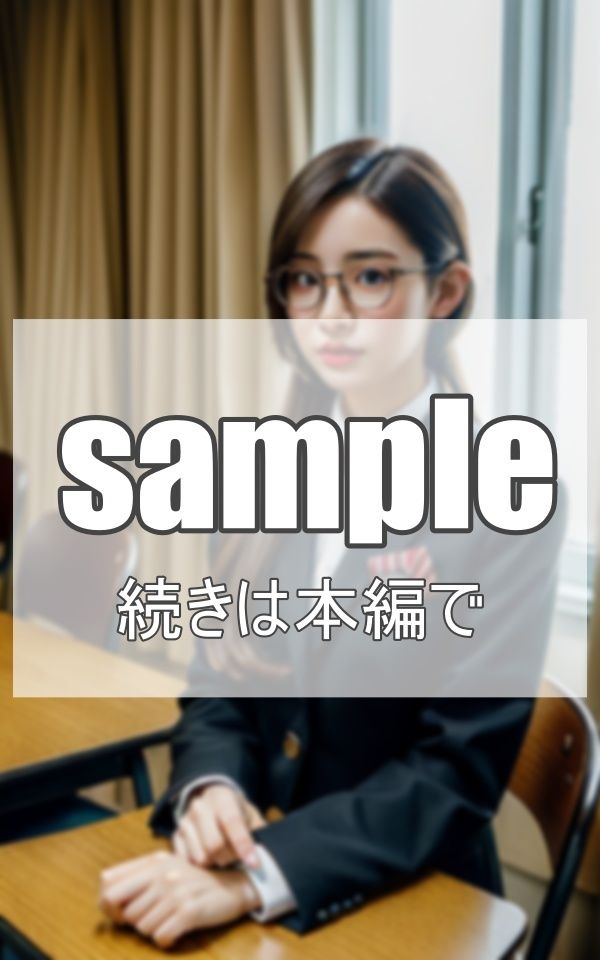 サンプル画像3:メガネ制服美少女の 放課後の誘惑(愛撫センサー) [d_354354]