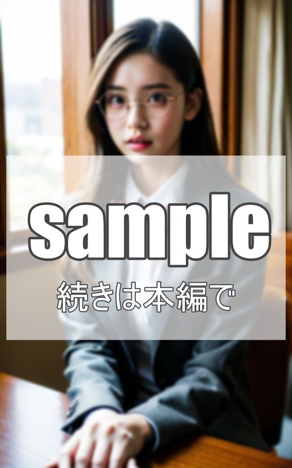 サンプル画像4:メガネ制服美少女の 放課後の誘惑(愛撫センサー) [d_354354]