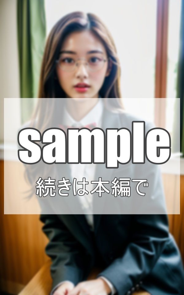 サンプル画像6:メガネ制服美少女の 放課後の誘惑(愛撫センサー) [d_354354]