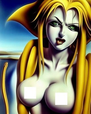 サンプル画像1:巨乳アート: 兎に角可愛い美巨乳ミュータント。偶然現れました、狙って作れるものではないです。(MUTANTITS) [d_354364]