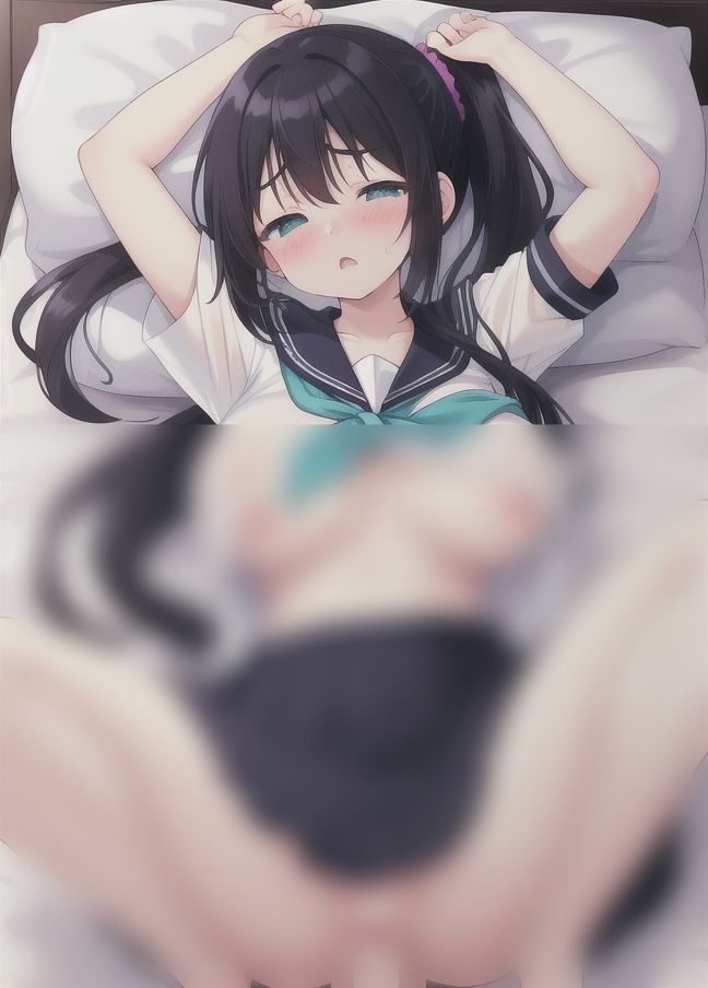 サンプル画像4:セーラー服の女の子｜処女を卒業します(あなたのタネ) [d_354457]