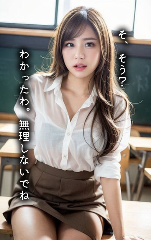 サンプル画像5:【官能小説型写真集】美人女教師が密室で性教育してくれる夢のような日々（全224ページ）(AIPhoto出版) [d_354465]