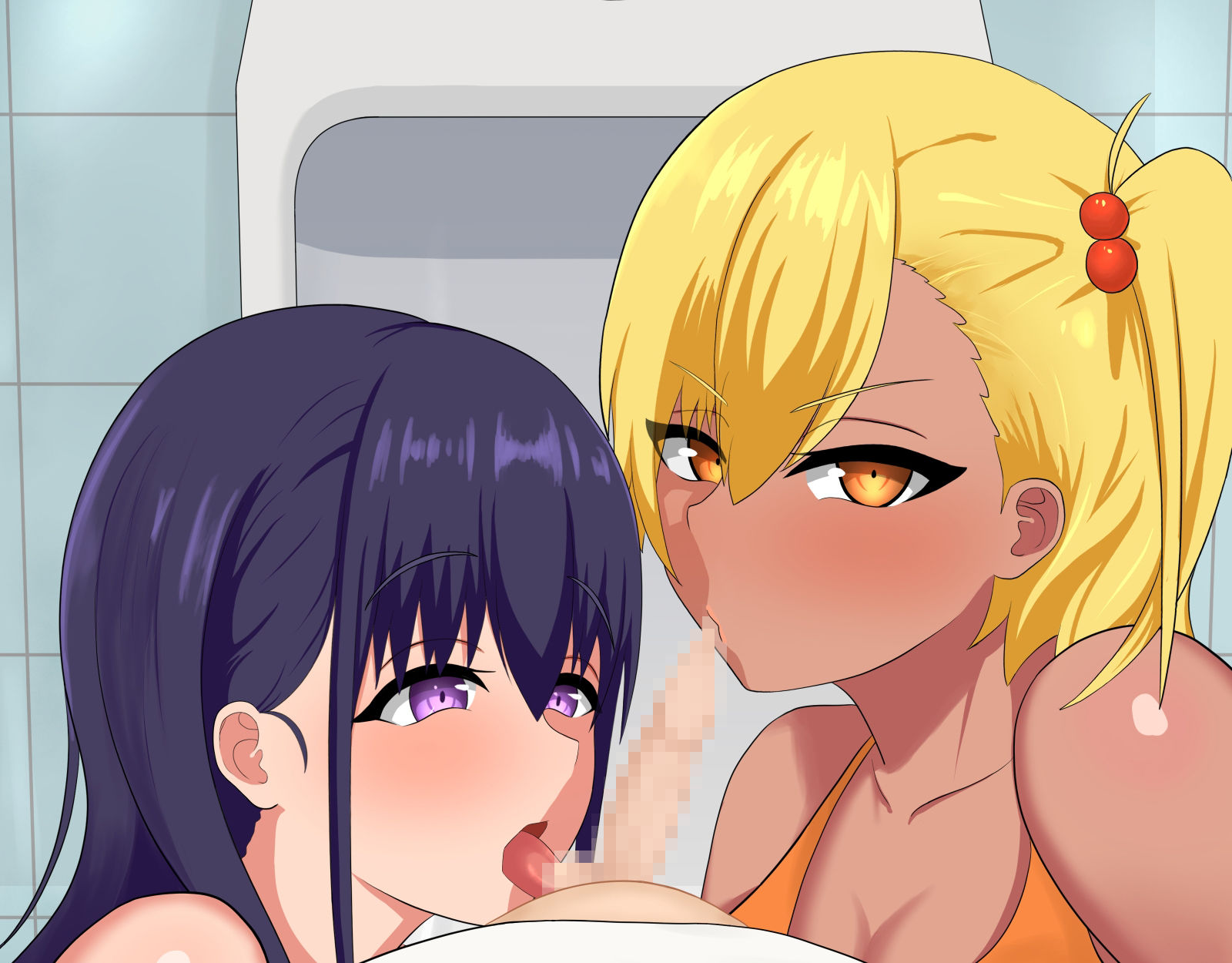 サンプル画像1:むちむちスケベ姉妹の包茎チンポ抜きCG集(叡智アルカディア) [d_354570]