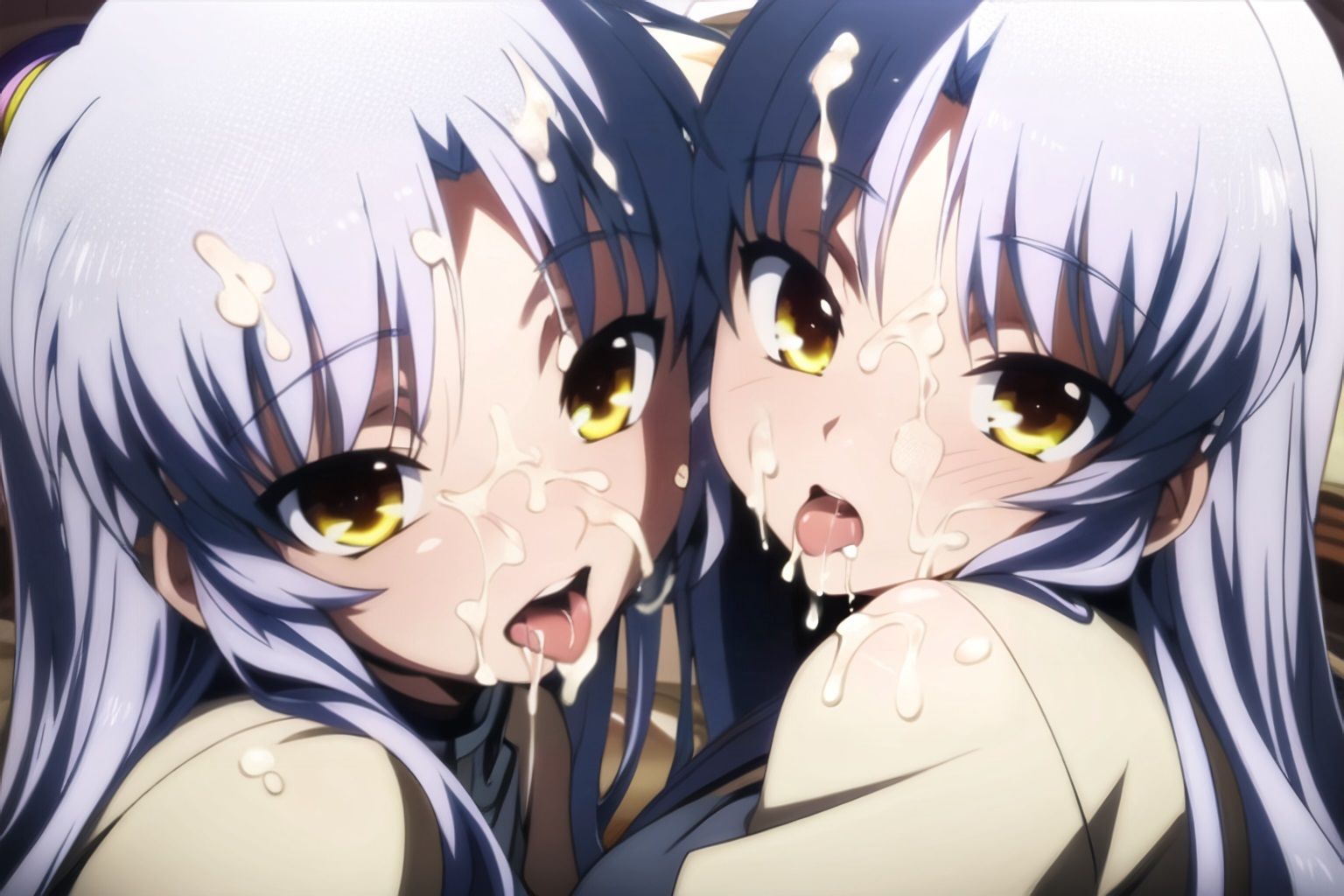 サンプル画像2:clone case 2: 立華か〇で – An〇elBe〇ts！(qp’s Clone Images) [d_354623]