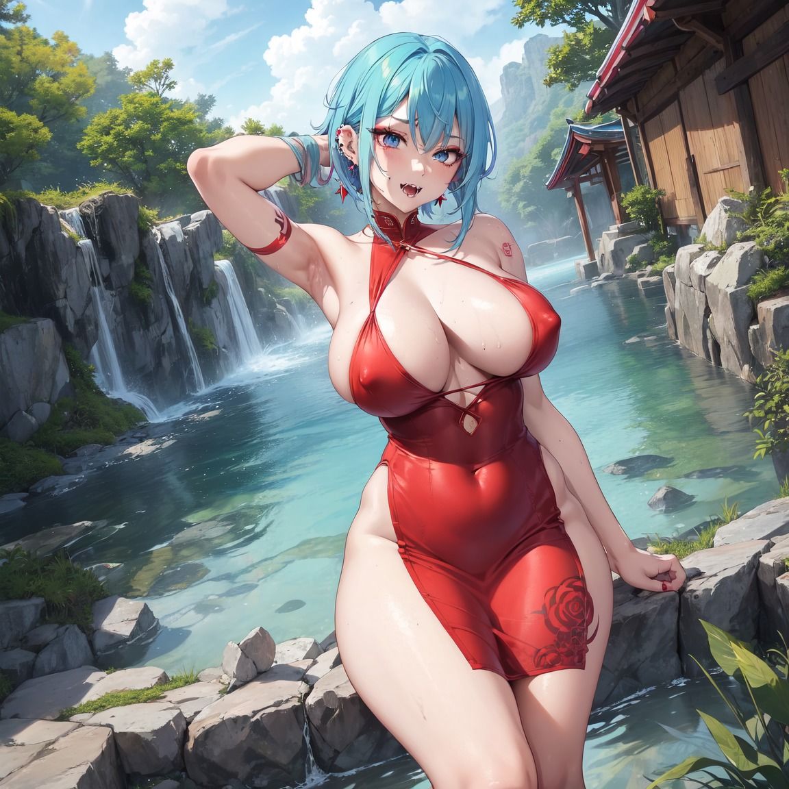 サンプル画像2:とにかく谷間が見たい！着衣巨乳CG集2(アンバー) [d_354629]