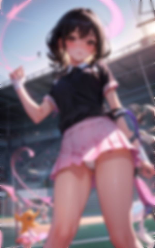 サンプル画像5:こんな格好でテニス…？遊ばれてそう…(panpanyamaDX) [d_354645]