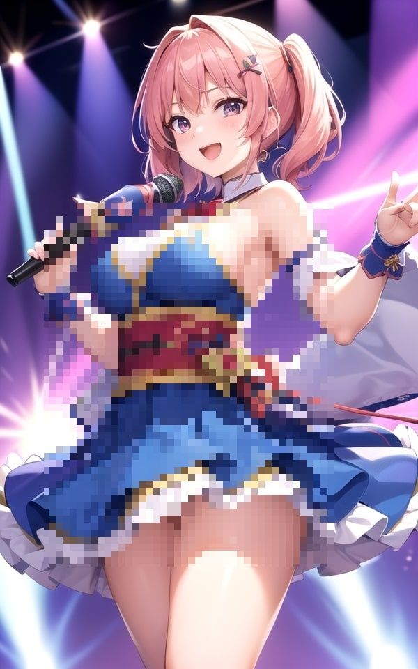 サンプル画像2:コンサートで脱ぐアイドル3(AIkuma) [d_354677]