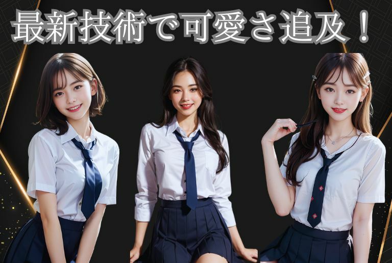 サンプル画像2:女子校生の放課後居残りSEX(AI美女マスター) [d_354690]