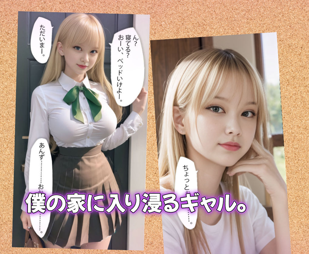 サンプル画像1:入り浸りJKギャルを、僕のデカチンで脳まで溶かすイキ地獄に堕とす(性なる夜) [d_354901]