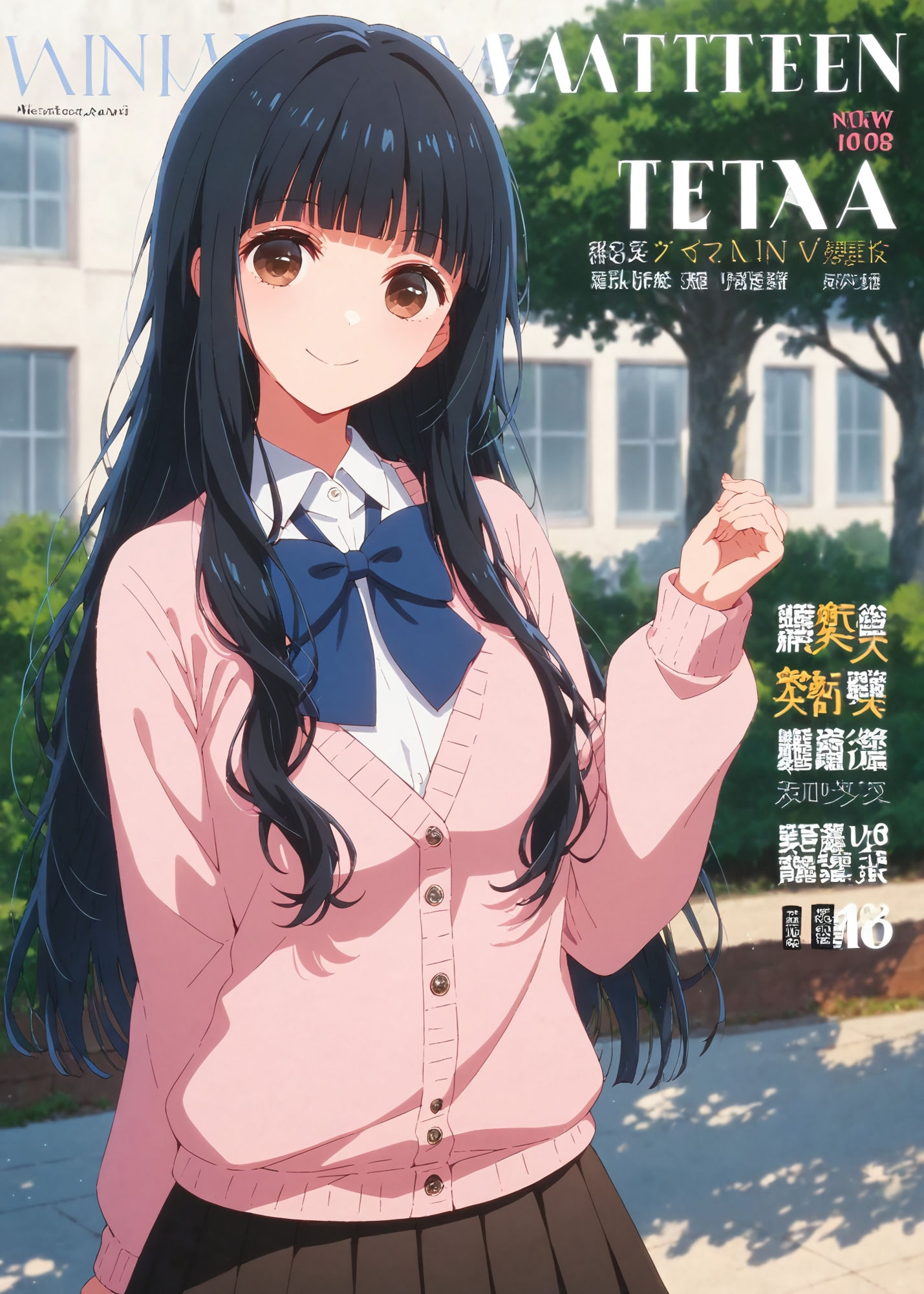 サンプル画像2:何でも屋 – 影澤凌 – 海老原美菜編 1日目(絵心あいのAI生成アトリエ) [d_354918]