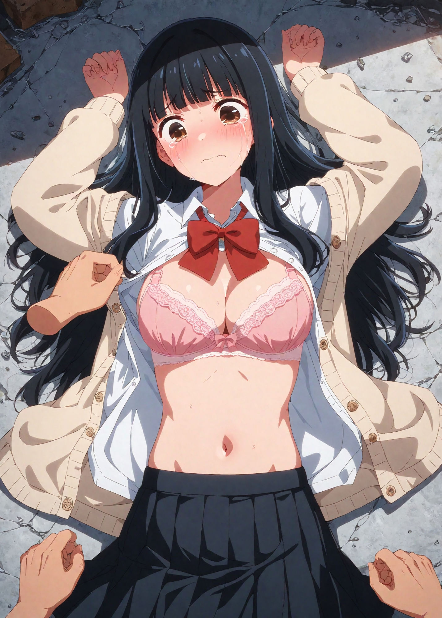 サンプル画像3:何でも屋 – 影澤凌 – 海老原美菜編 1日目(絵心あいのAI生成アトリエ) [d_354918]