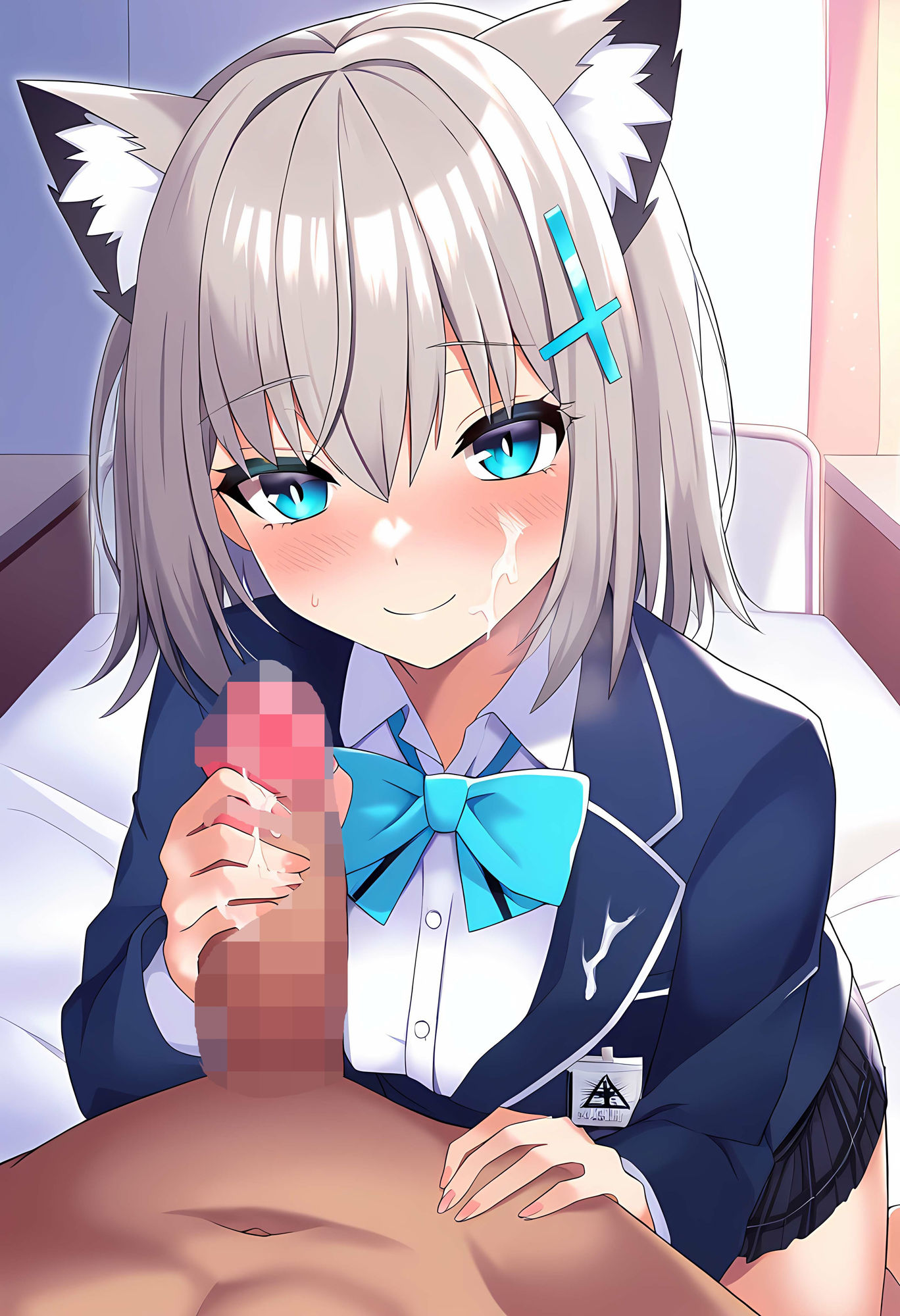 サンプル画像2:ネコミミ少女のえっちCG集(AI Engineer) [d_354964]