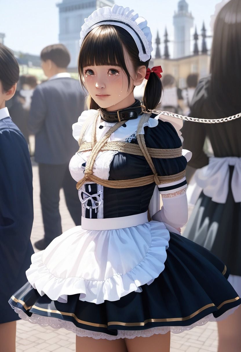 サンプル画像1:今日もまた縛られちゃいました〜メイド編〜(くろねこ倶楽部) [d_355008]