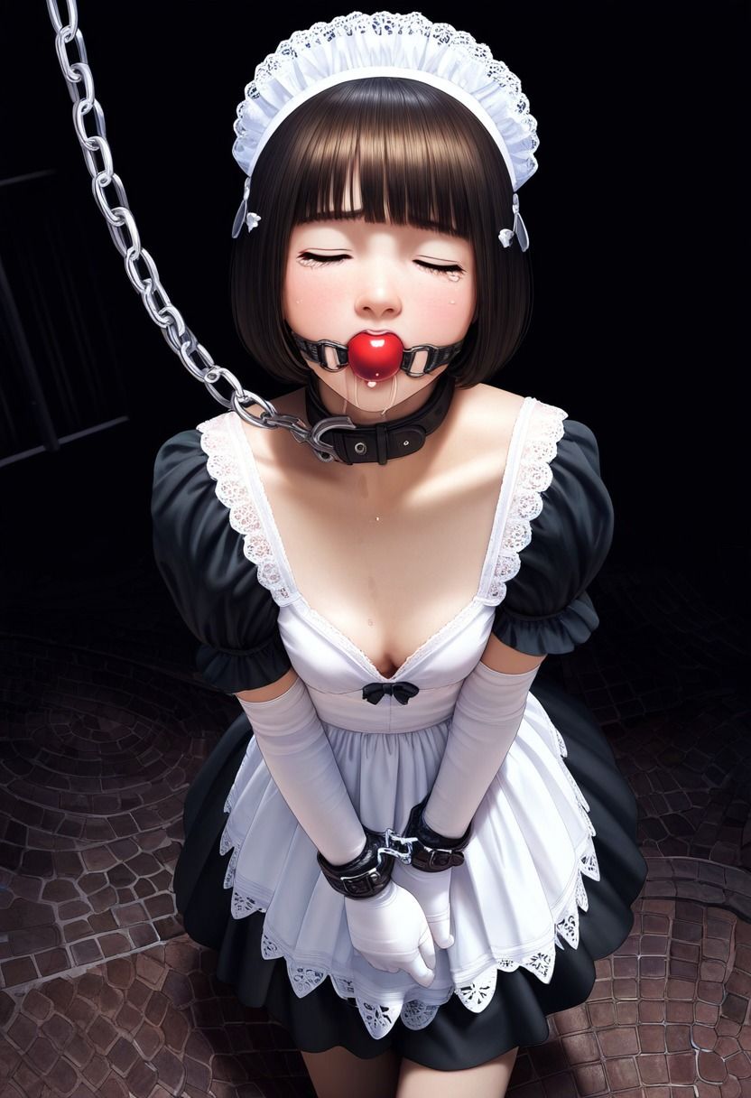 サンプル画像4:今日もまた縛られちゃいました〜メイド編〜(くろねこ倶楽部) [d_355008]