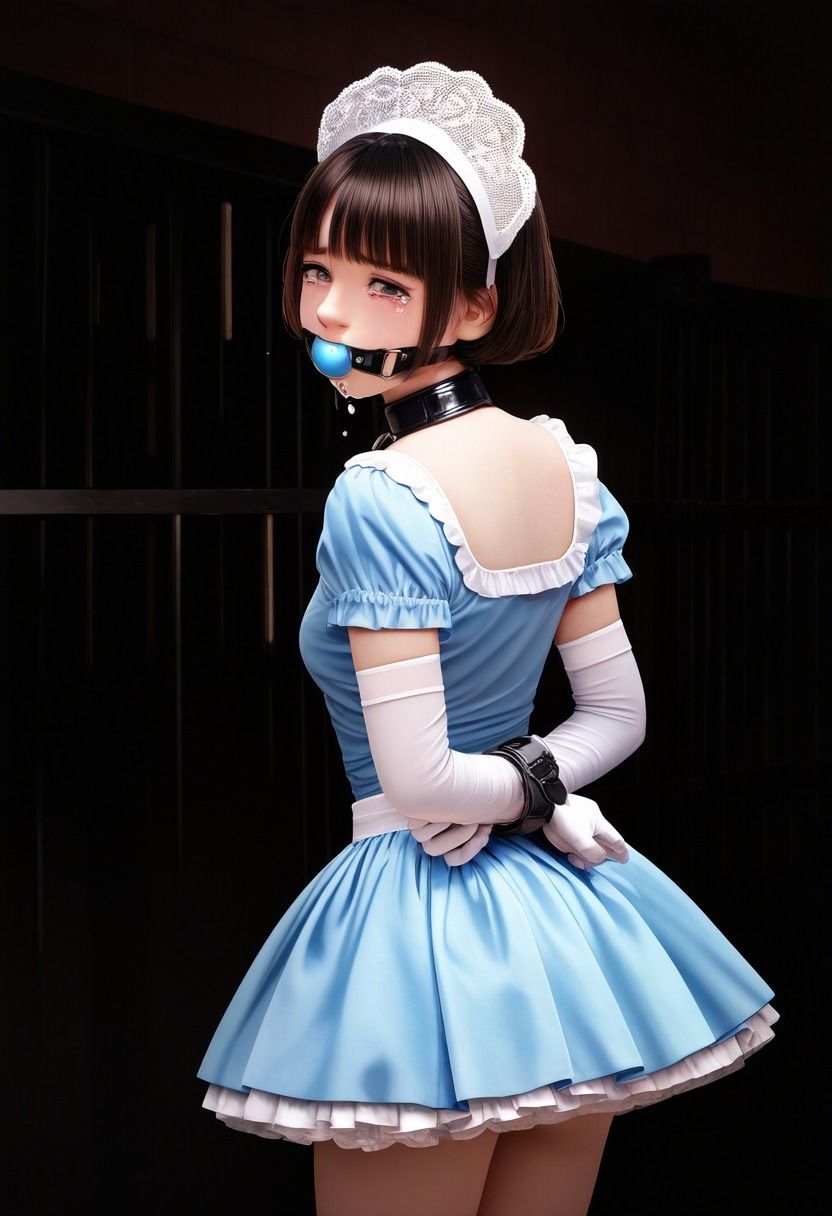 サンプル画像5:今日もまた縛られちゃいました〜メイド編〜(くろねこ倶楽部) [d_355008]