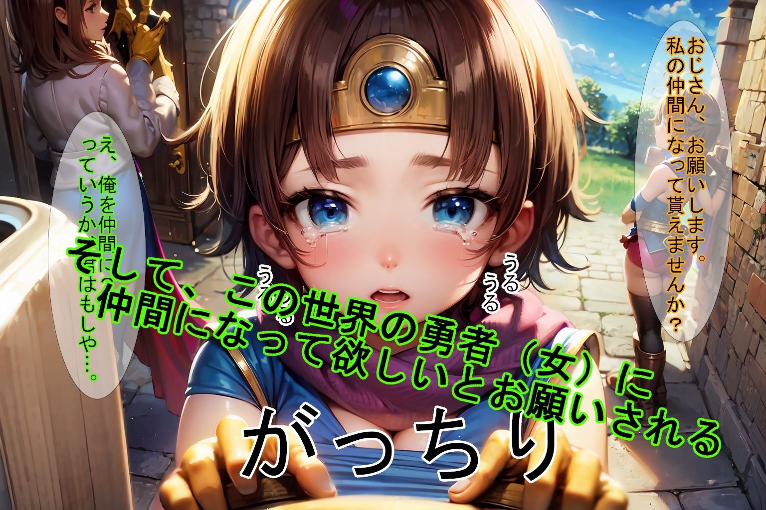 サンプル画像2:転生・魔法使いおじさん 勇者ちゃんを育成する(魔術師プロトン2D) [d_355043]