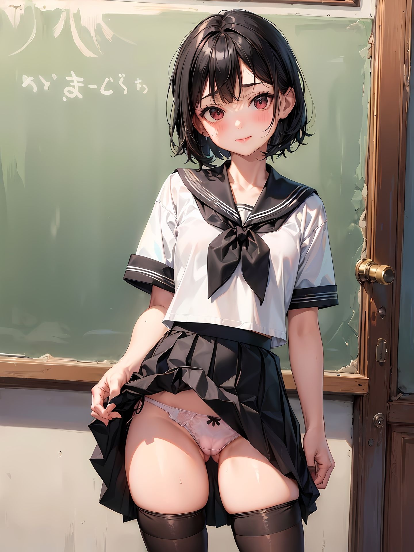 サンプル画像3:エロイラストのモデルになって小遣い稼ぎをするJ〇のCG集(妄想サチュレーション) [d_355045]