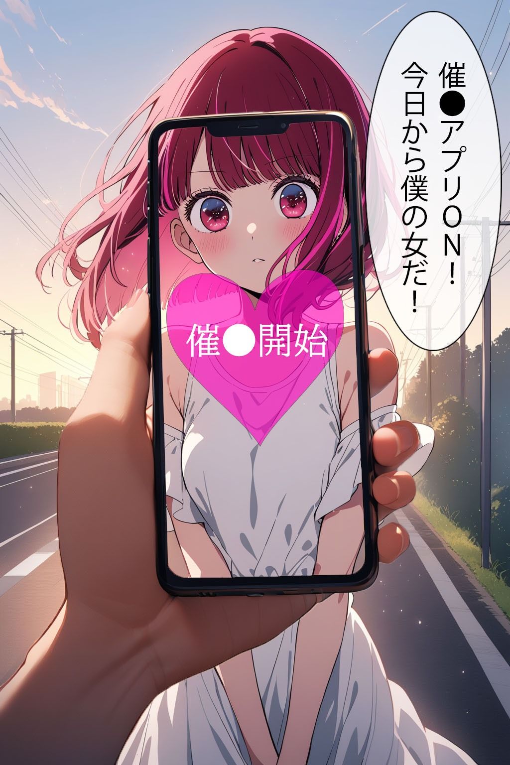 サンプル画像1:催●アプリで洗脳されてしまったアイドル【有馬●な編】(くじら屋1号店) [d_355078]