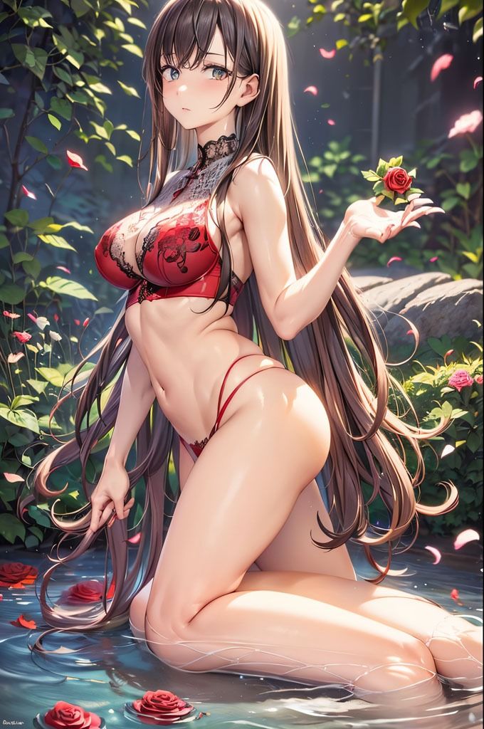 サンプル画像5:水辺のランジェリー撮影 2D版(愛・依美) [d_355097]