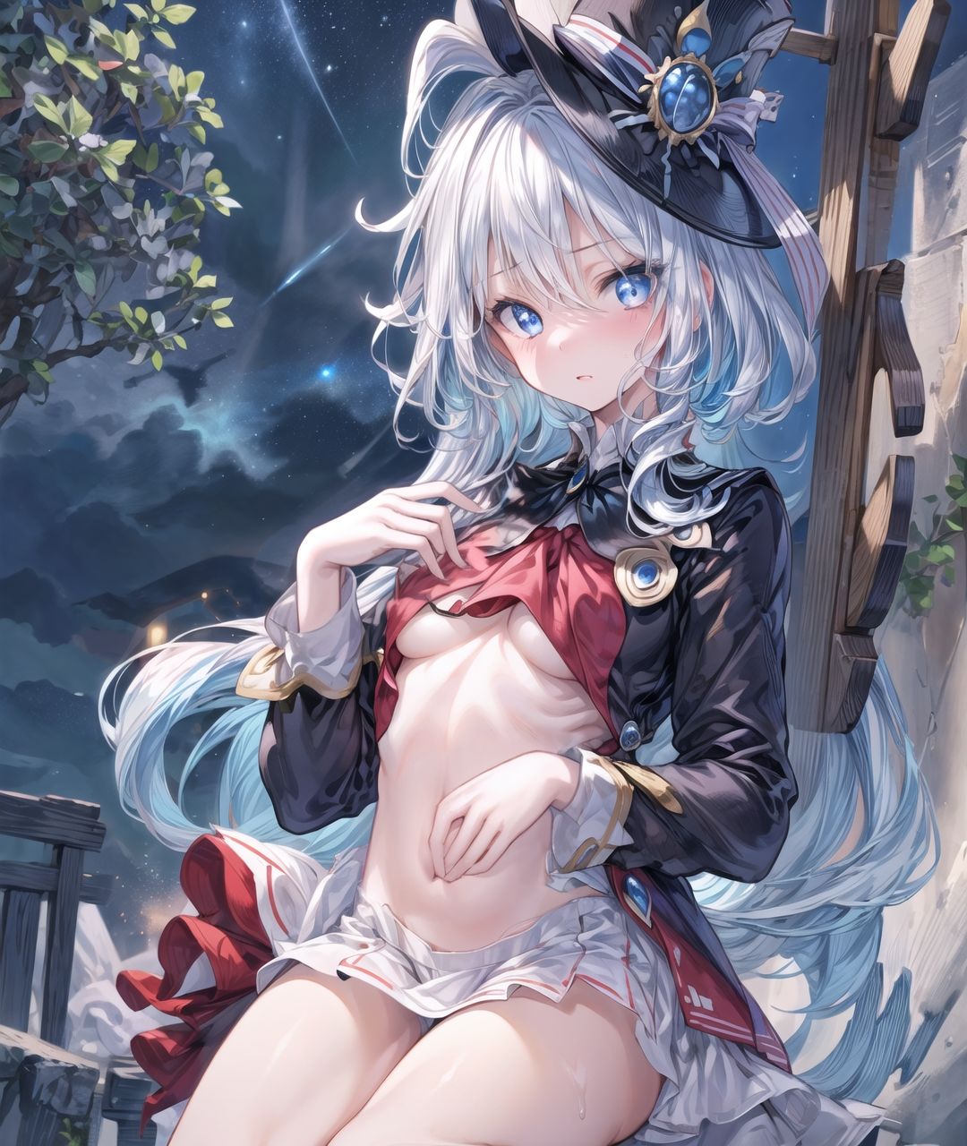 サンプル画像1:美少女たちのひととき・フリ〇ナ＆珊瑚〇心海（原神）(Aark) [d_355107]