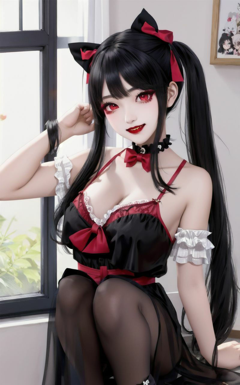 サンプル画像1:【超高画質グラビア写真集】地雷系女子の下着。かわいい50枚〜5巻〜(ruana) [d_355117]