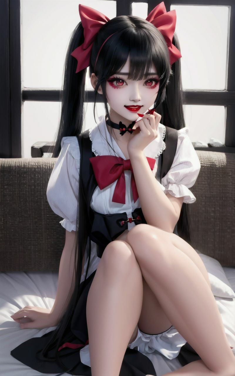 サンプル画像2:【超高画質グラビア写真集】地雷系女子の下着。かわいい50枚〜5巻〜(ruana) [d_355117]