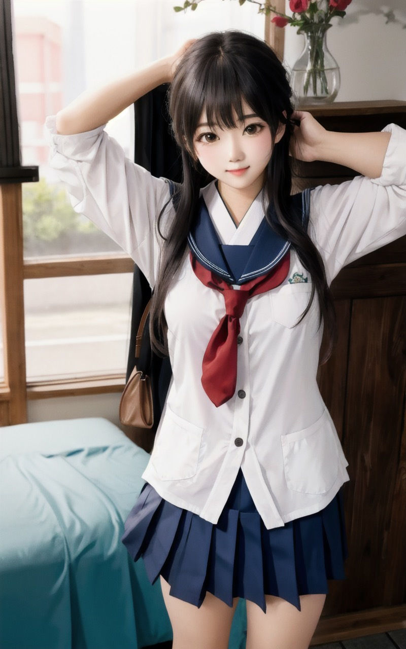 サンプル画像2:【超高画質グラビア写真集】女子◯生の写真集。かわいい50枚〜5巻〜(かわいいまんが) [d_355119]