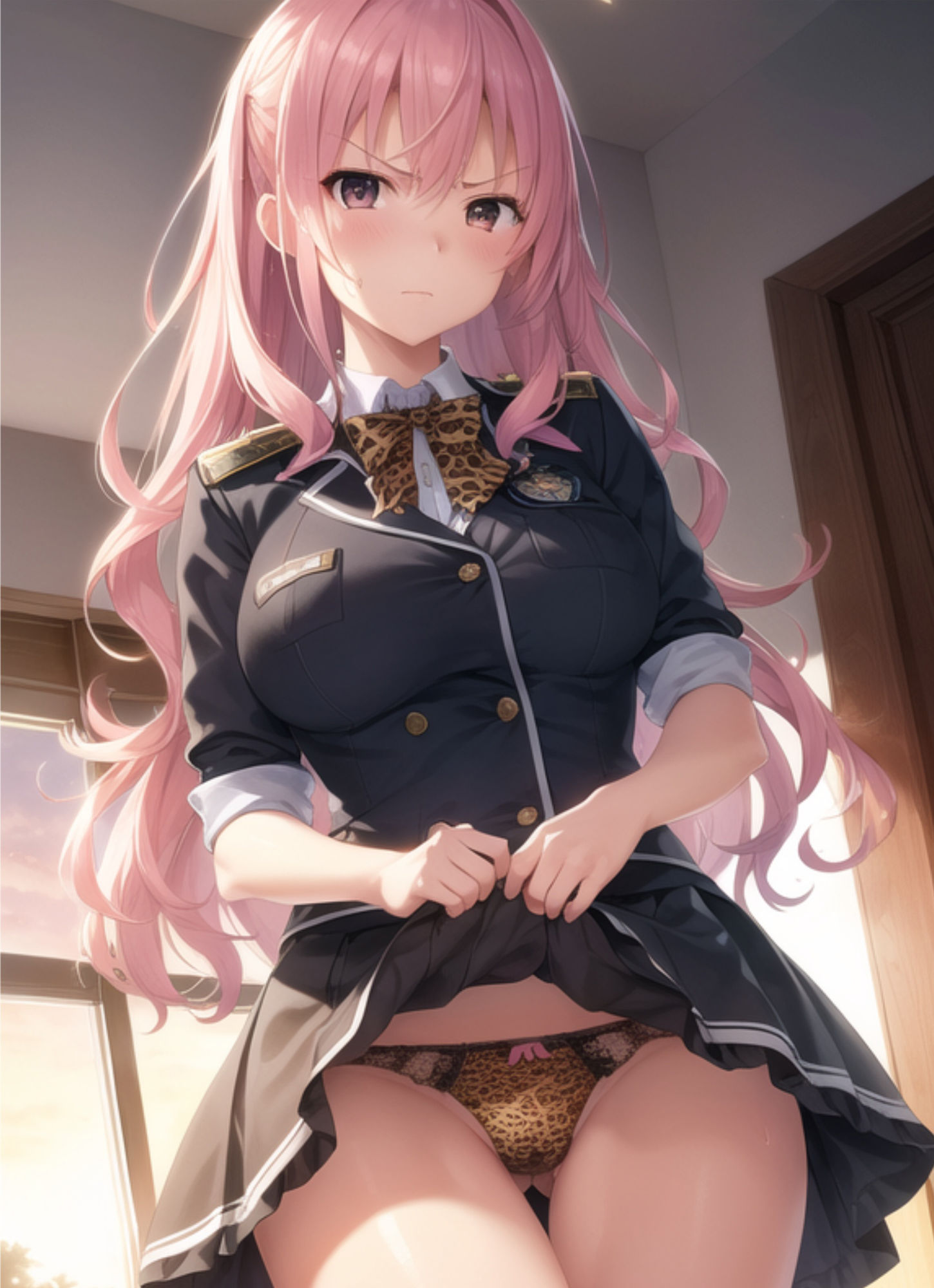 サンプル画像6:嫌な顔してパンツ見せてくれる女の子〜市街編〜(AIパンツ部) [d_355120]