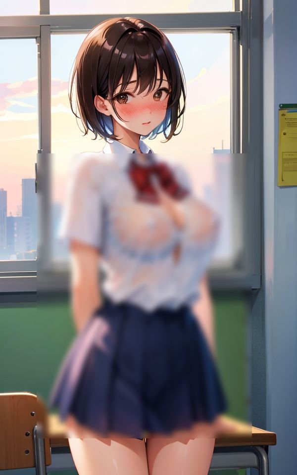 サンプル画像3:透けシャツ学園 〜くすぐられる羞恥心〜(Chu-Cream) [d_355137]