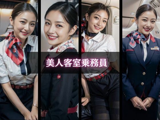 サンプル画像1:美人CAのエッチな写真集！ケツ穴公開接客。(AIシテルProject) [d_355153]