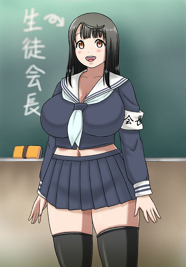 サンプル画像1:爆乳生徒会長の秘密ッ！(慶人（けいと）) [d_355170]