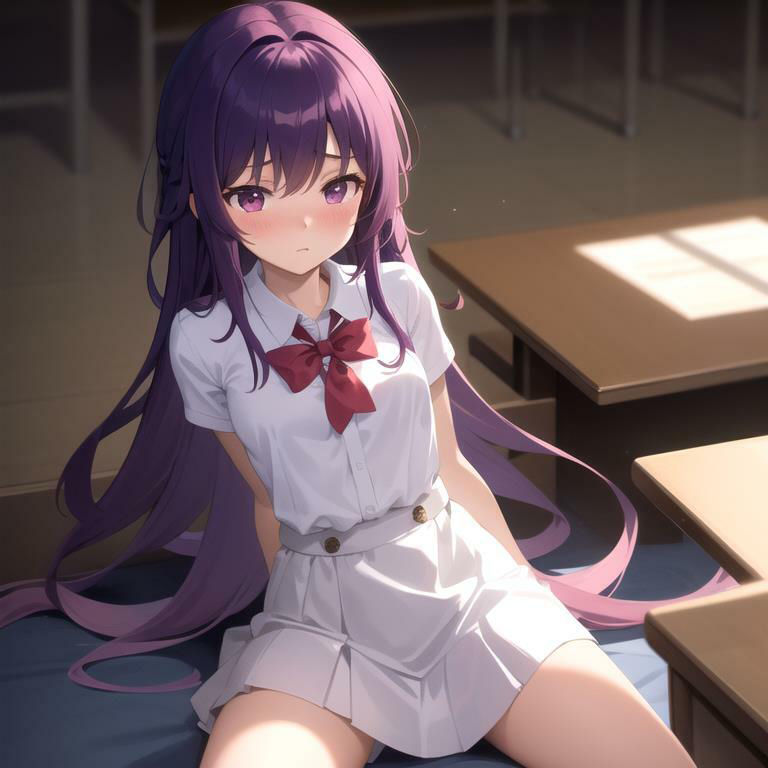 サンプル画像3:【はだかの下級生】 褒められると断れない下級生に 美術のモデルになってと 1枚ずつ服を脱がしてみた ＃6(美女の中指) [d_355189]