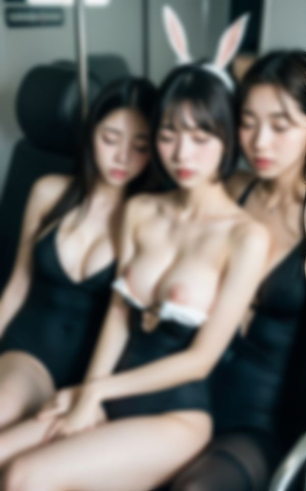サンプル画像4:休憩中のコスプレバニーちゃんを脱がしてHな副業撮影開始(AIサティスファクション) [d_355242]