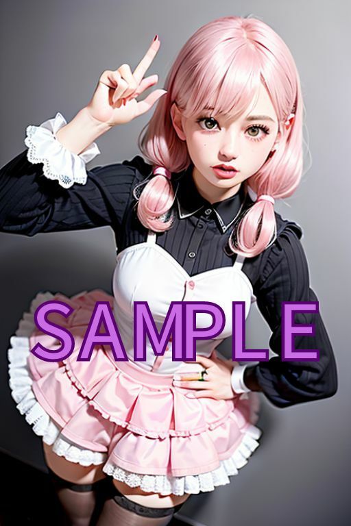 サンプル画像1:メンヘラ巨乳な変態コスプレイヤー どう見てもアウトな危険過ぎる生配信(AI美女らぼ) [d_355372]