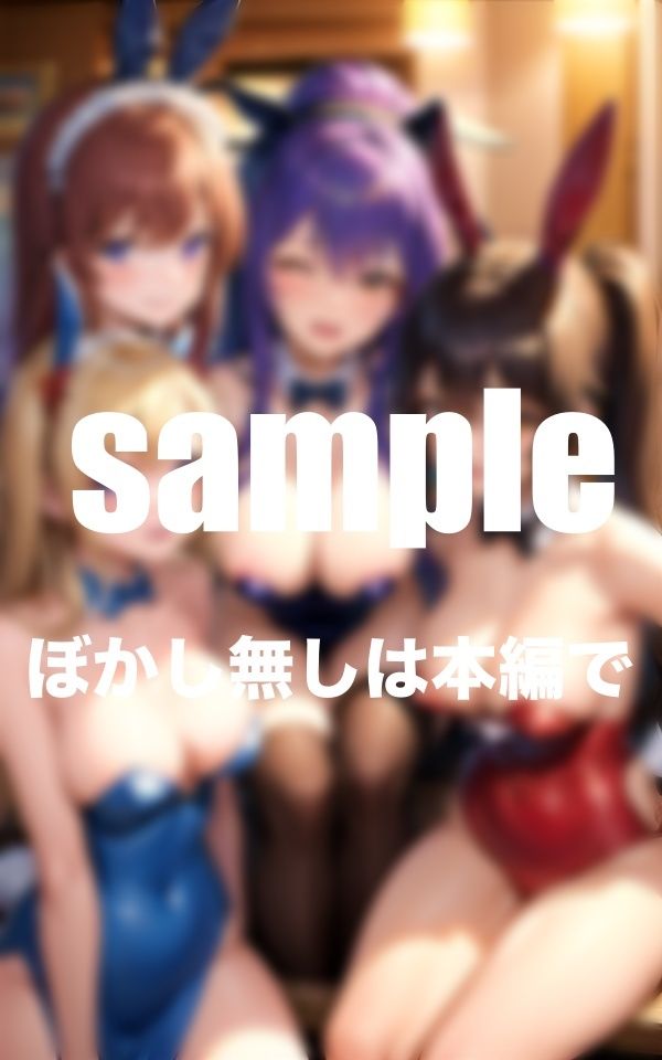 サンプル画像3:夜の風俗街 バニー・ソープ・ガールズバー・花魁・メイド！総集編 泥●えちえちハーレム(ファインプロ) [d_355408]