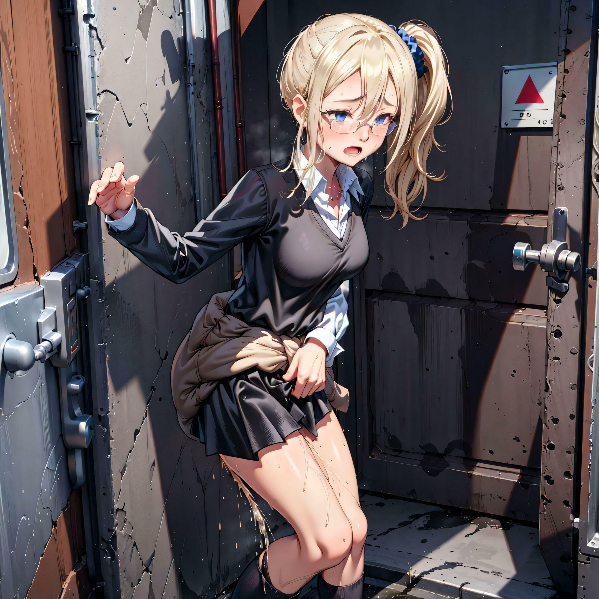 サンプル画像2:早○愛は おもらししたい(ねこのひげ) [d_355426]