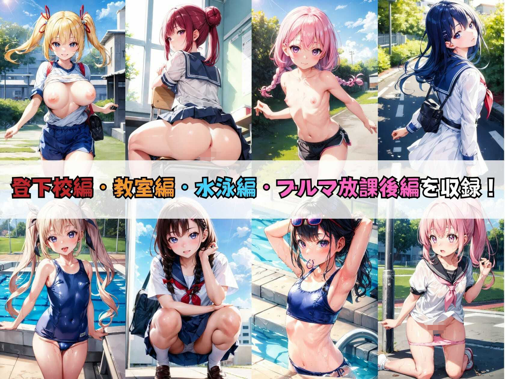 サンプル画像3:女子学園に転校してきた僕それは恋の始まりだった！？【エッチなセリフ付き】(スクールパラダイス) [d_355467]