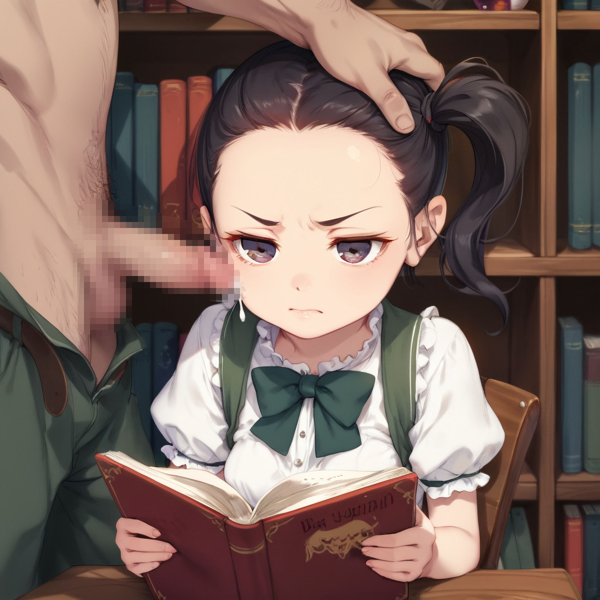 サンプル画像4:女の子触り放題図書館(ジャングルジム) [d_355534]