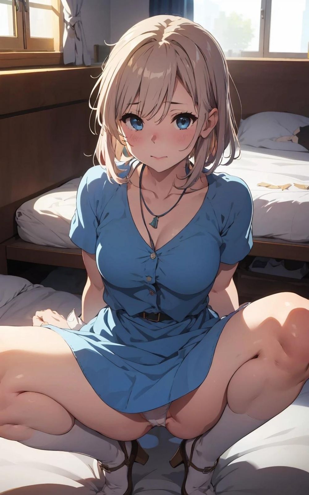 サンプル画像3:【美少女研究本】美人ナースのエロエロしんさつ(画像生成マン) [d_355536]