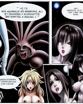 サンプル画像2:漫画素材シリーズ:物の怪、おっぱいおばけ、ゾンビ、きもいグロ系（480pics、商用利用OK）(ROBOTITS) [d_355586]