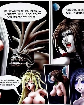 サンプル画像4:漫画素材シリーズ:物の怪、おっぱいおばけ、ゾンビ、きもいグロ系（480pics、商用利用OK）(ROBOTITS) [d_355586]