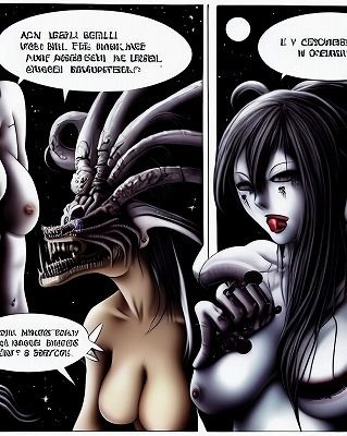 サンプル画像5:漫画素材シリーズ:物の怪、おっぱいおばけ、ゾンビ、きもいグロ系（480pics、商用利用OK）(ROBOTITS) [d_355586]