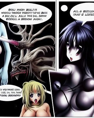 サンプル画像6:漫画素材シリーズ:物の怪、おっぱいおばけ、ゾンビ、きもいグロ系（480pics、商用利用OK）(ROBOTITS) [d_355586]