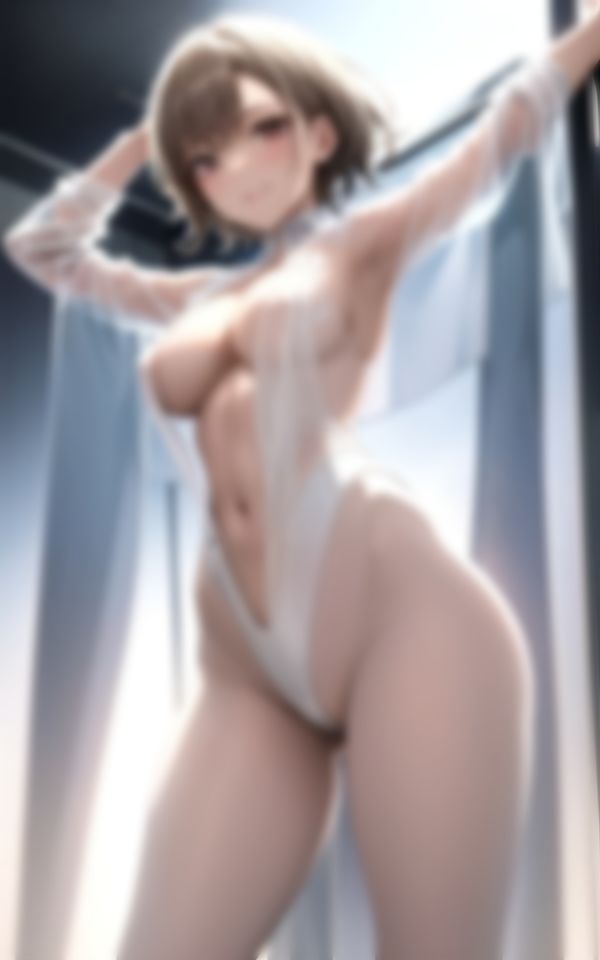 サンプル画像3:エロすぎるハイレグ淫乱美女に魅入られて…。(AI液) [d_355600]