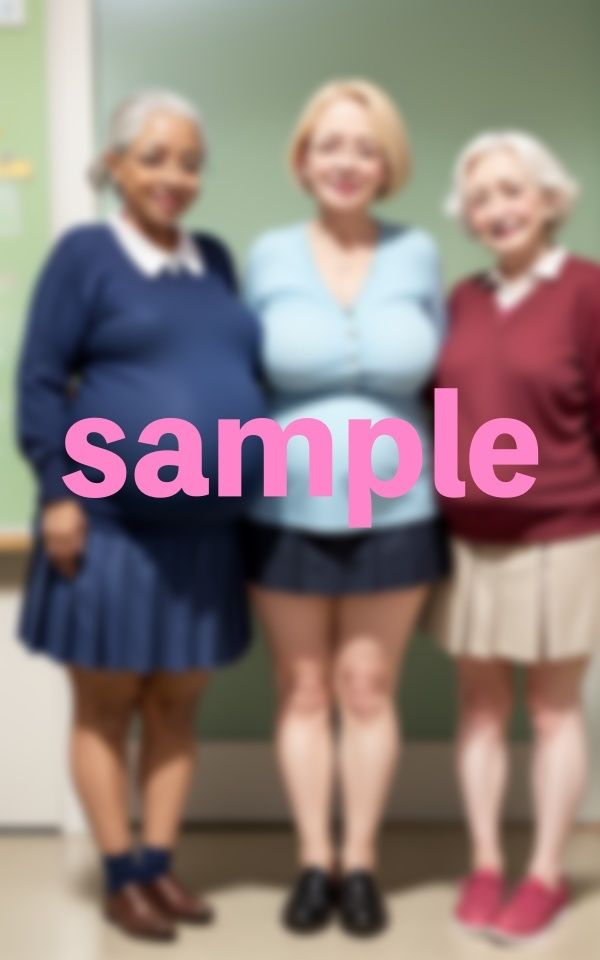 サンプル画像2:高齢妊婦増！高齢者の性欲が止まらない！(官能AI企画24) [d_355618]